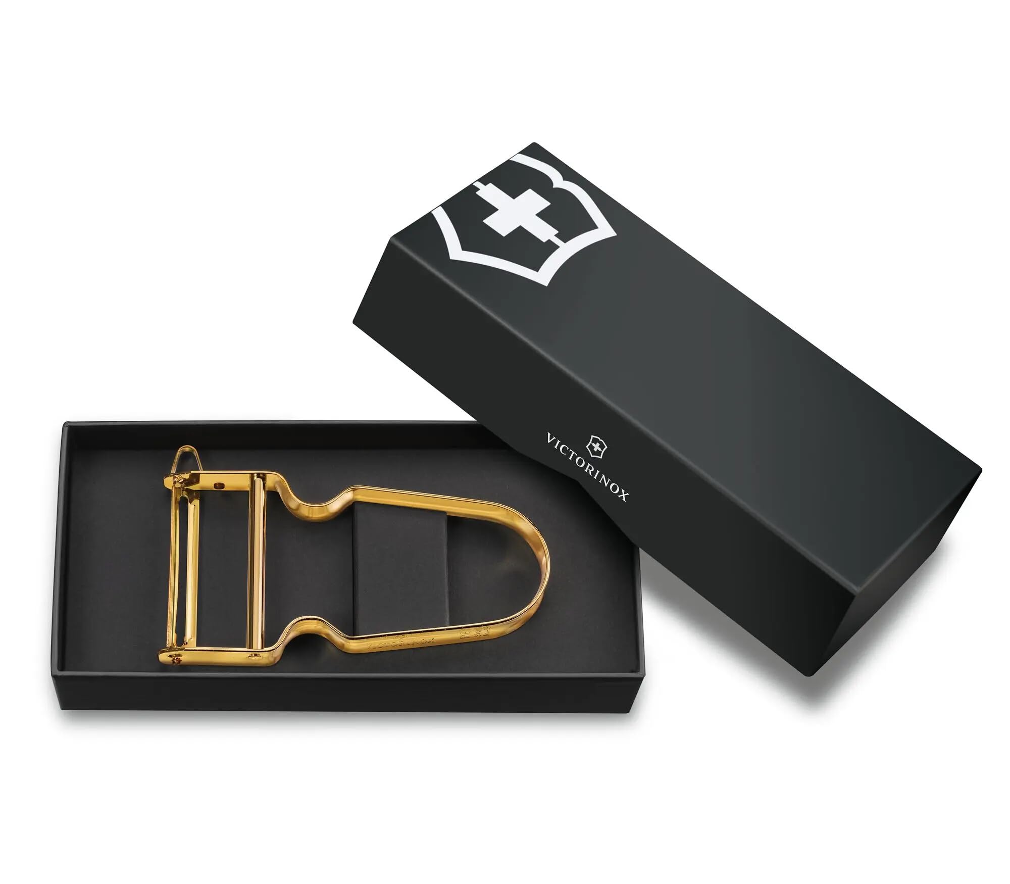 Victorinox Vergoldeter REX Sparschäler, Gemüseschäler, Ergonomische Form, Extra scharfe Klinge, Gold