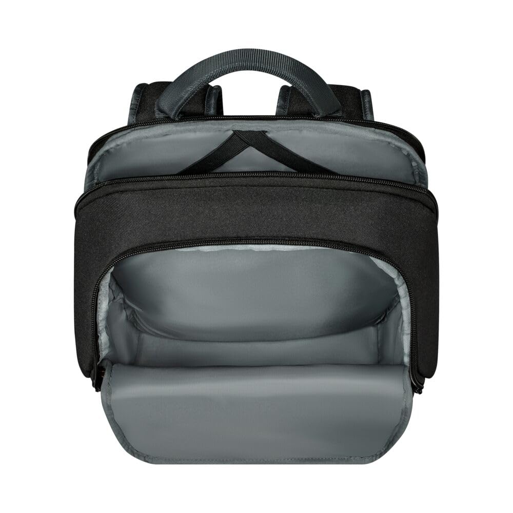 WENGER Move Mochila para portátil con compartimento para tableta, notebook de hasta 16", 22 l, mujer/hombre, negocios, universidad, escuela viajes, negro, 612570