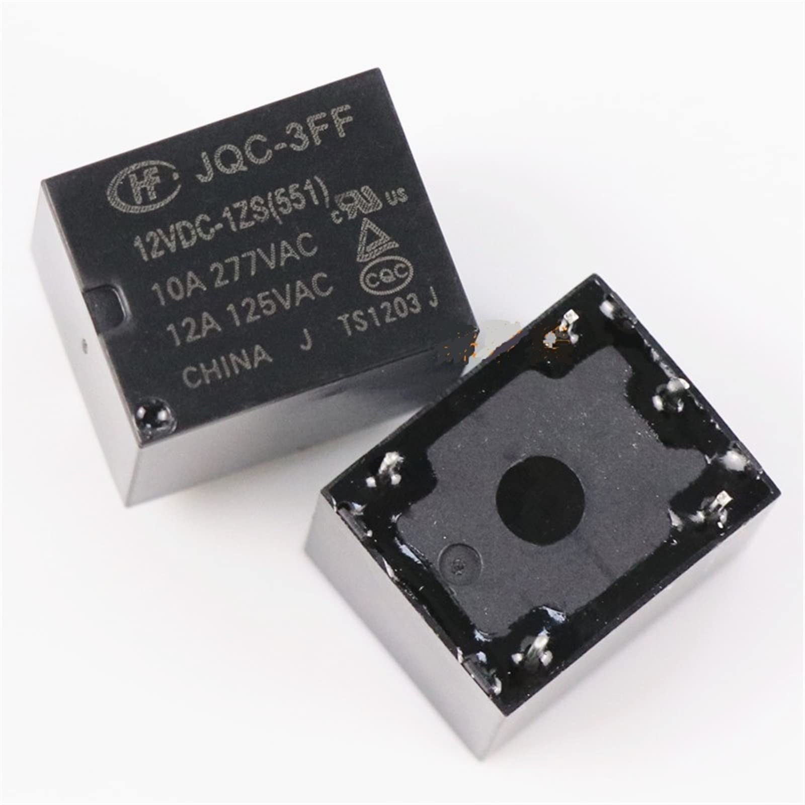Relais HF JQC-3FF-012-1ZS 12V mini de haute précision lot de 5