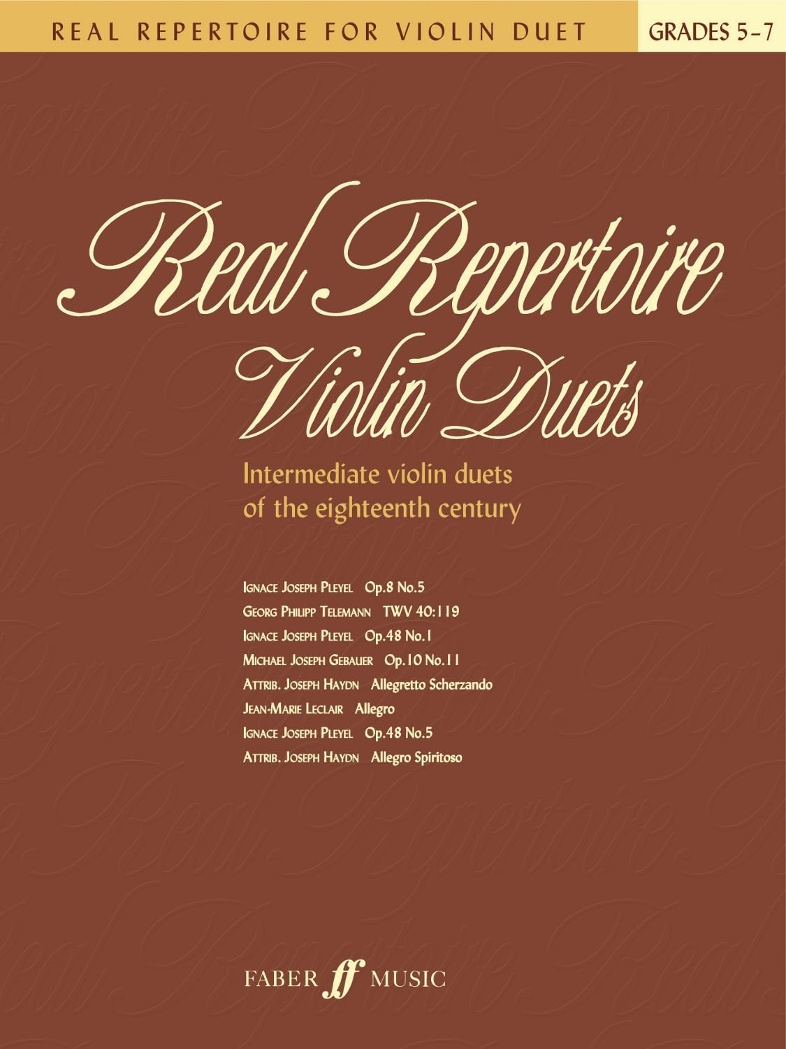 Real Repertoire for Violin Duet (Real Repertoire Series)