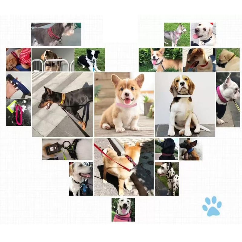 Glitter Soft PU Leather Dog Collar Adjustable Pet Collar for Puppy,Cat,Kitten,Dogs For Neck circumference 36cm-46cm - Image 4