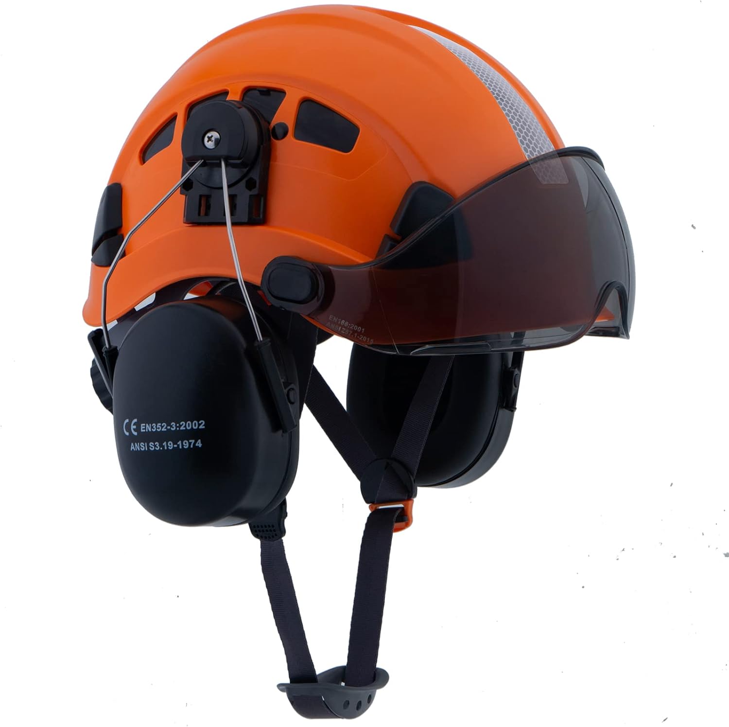 Arborist Forestry Helmet Safety Hard Hat with Visor and Ear Muffs for