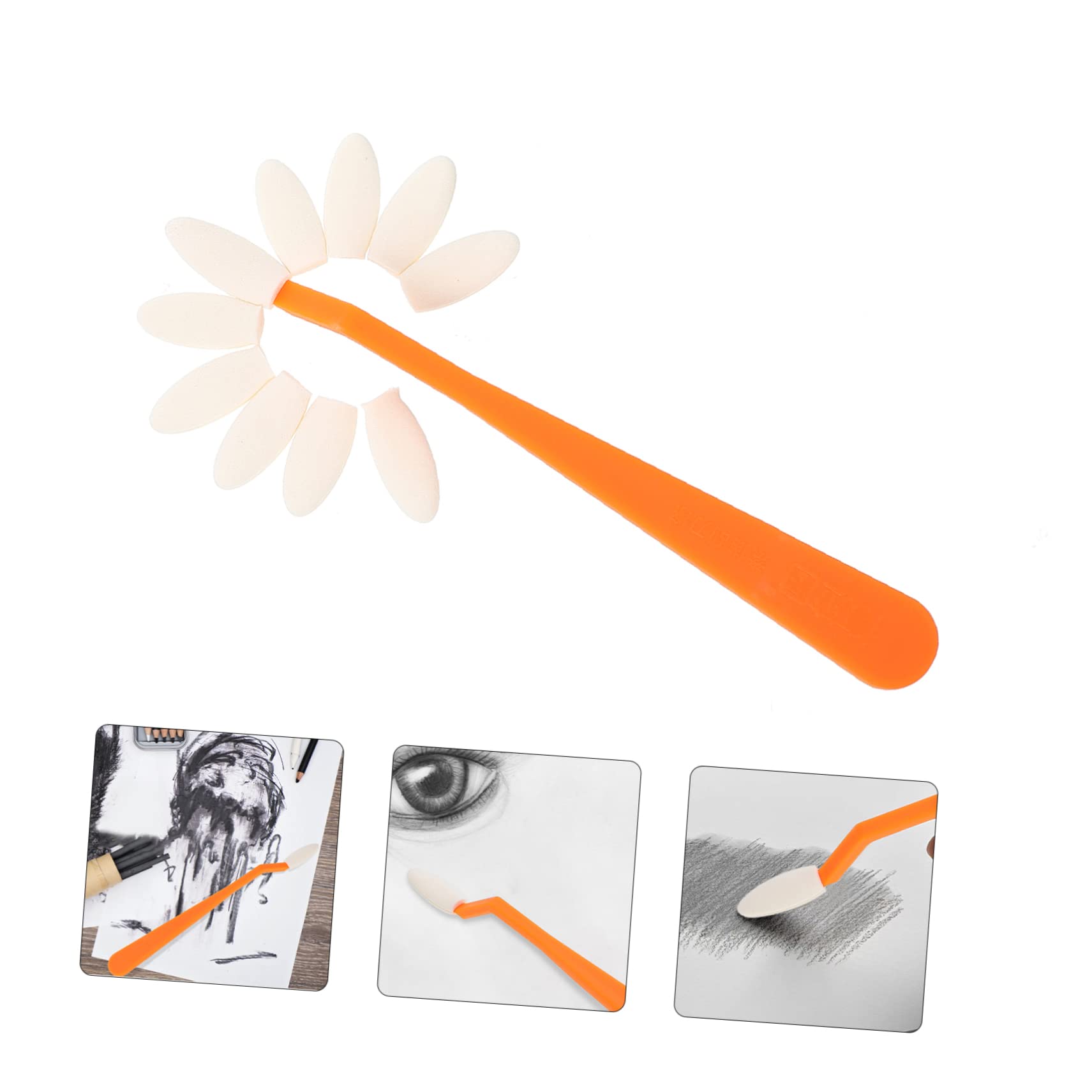 HOMSFOU 1 Set Artist Drawing Tools Sketch Sponge Wiper for Blending Smudging and Erasing Lightweight and Durable Art Supplies for Students and Professionals