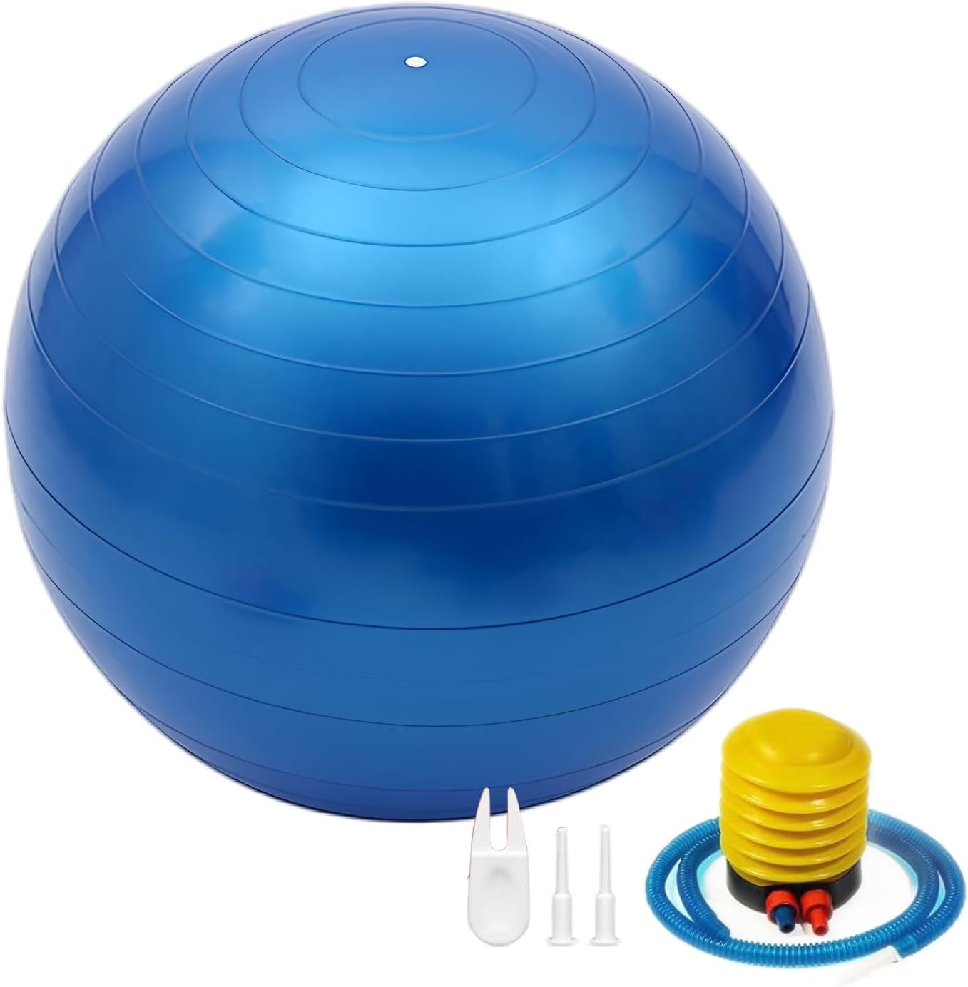 – Yoga Ball with Quick Pump, Exercise Ball, Stability Ball for Pilates, Physical Therapy,Core Training & Balance Improvement & Stretching