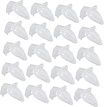 YARNOW Gancho De Posicionamento De Cortina Acessórios De Cortina Ganchos De Cortina Persianas Brancas 40 Peças Persianas De Rolo Parte Ferramenta Acessório Reparo Cego Vertical Persianas