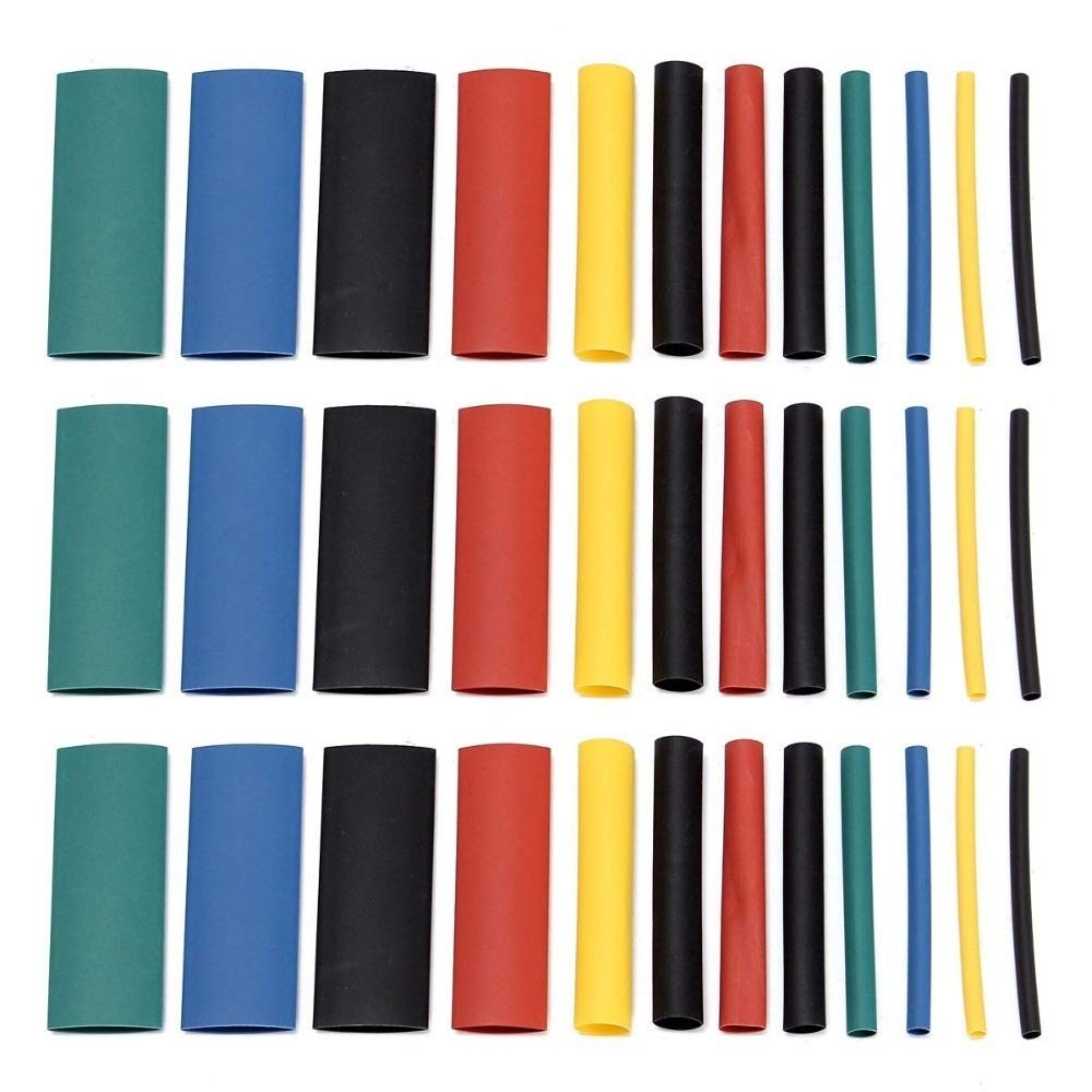 Tubi termorestringenti. Kit di Tubi termoretraibili for Isolamento Termico da 530 Pezzi for Elettronica, poliolefina, Guaine for Cavi