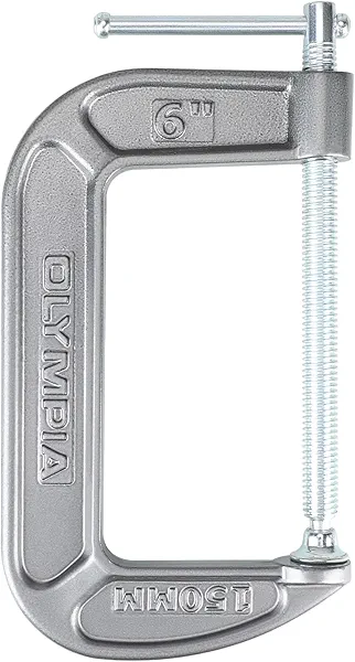 Olympia Tools C-Clamp, 38-146, (6" X 3.5")