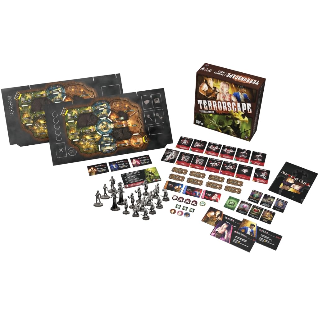 Terrorscape: Putrefied Enmity, espansione per Terrorscape | Richiede Terrorscape; nuova mappa The Tomb, Queen e 3 Survivors; 2-4 giocatori, 30 min, 14+