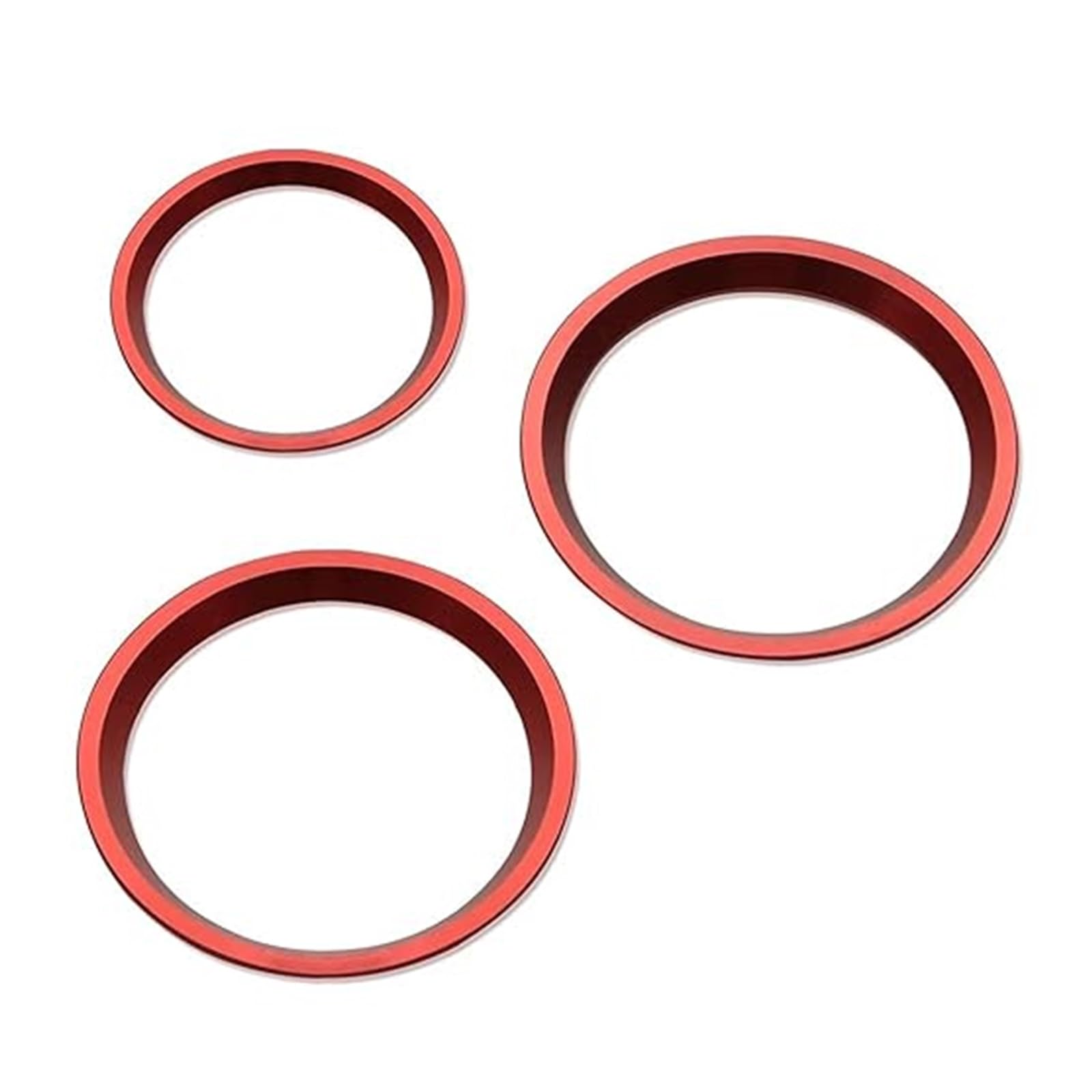 Center Console Trim for Subaru for Forester for Crosstrek for Impreza Car Air Conditioning Switch Knob Ring(RED)