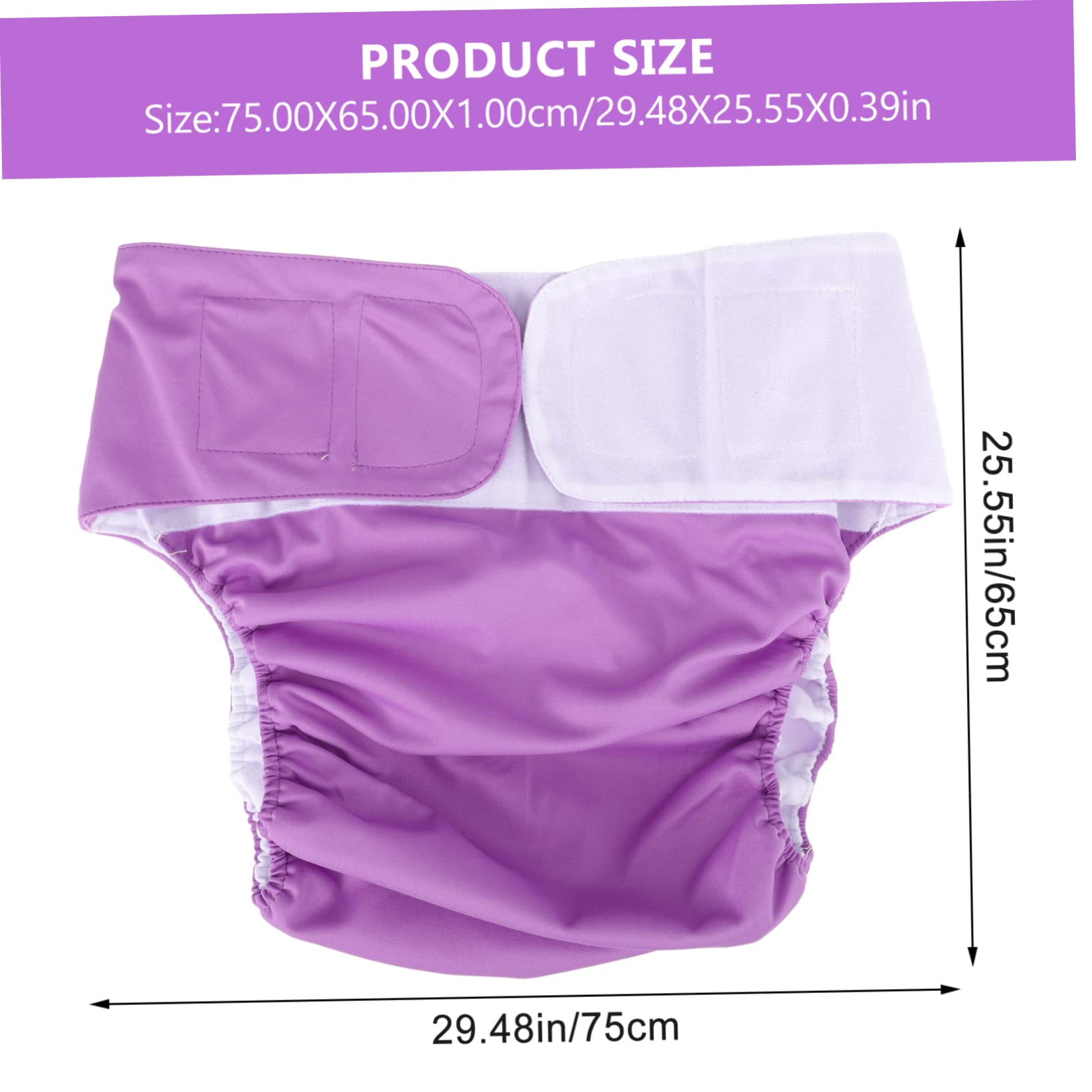 Gogogmee Elder Diaper Reusable Washable Pee Pads for Adults Anti-Leak Adult Male Diapers