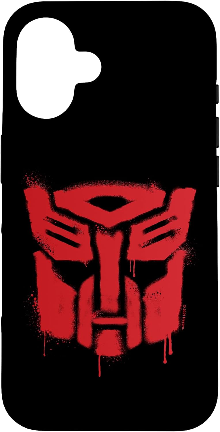 iPhone 16 Transformers Red Drip Autobot Big Face Case