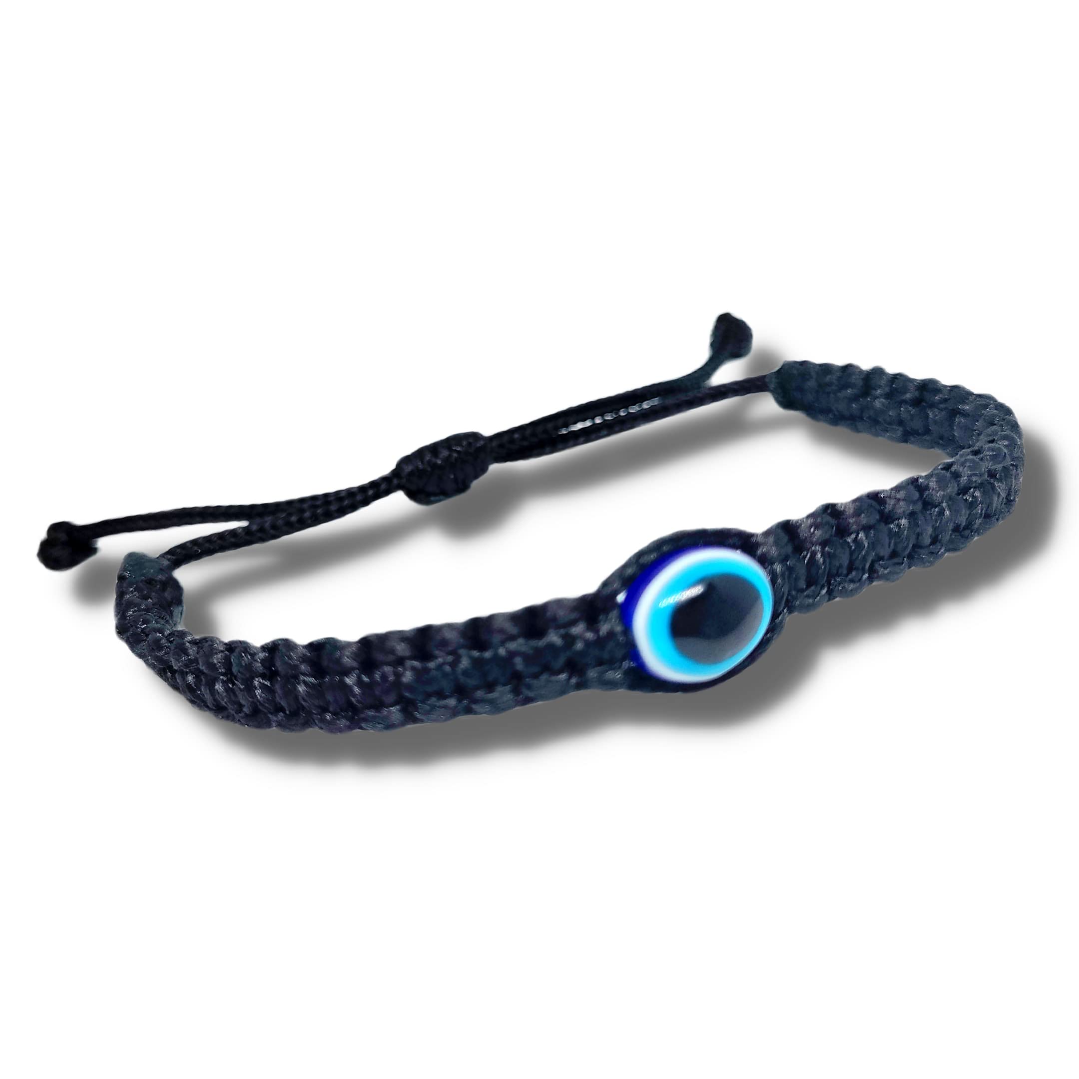 DICHKAU Bracelet Evil Eye Bracelet For Women Men Girls Boys Kids Well Braided Evil Eye Beads in Black Bracelet For Women (B09W9Z7CYQ) Amazon Price History, Amazon Price Tracker