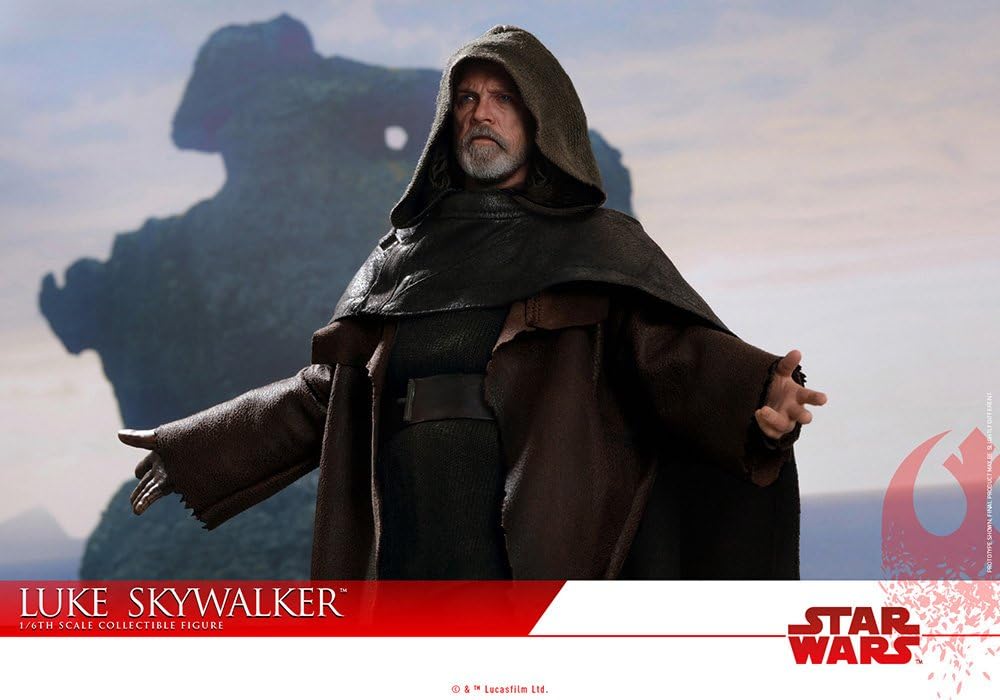 Hot Toys HT903316 Star Wars Episode VIII Movie Masterpiece Action Figure 1/6 Luke Skywalker 29 cm, Multi