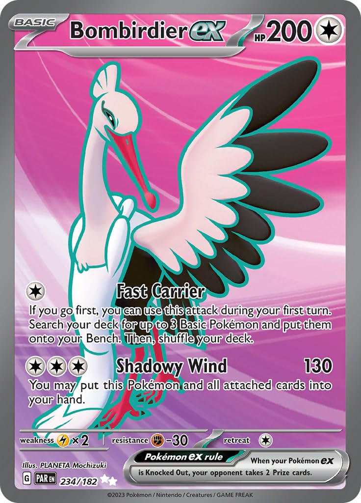 Amazon.com: Pokemon - Bombirdier 234/182 - Paradox Rift