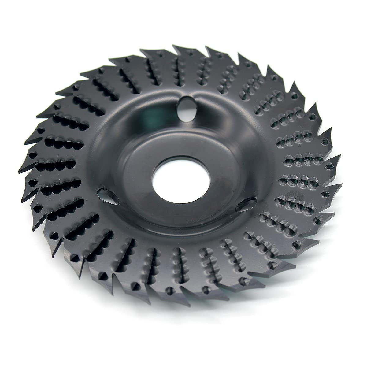 Disco per Intaglio del Legno, 1 Pezzo Dischi Lamellari 28 Denti 4 1/2 per Smerigliatrice Angolare Accessori per Smerigliatrice Angolare con Mola per Legno 28 Denti per