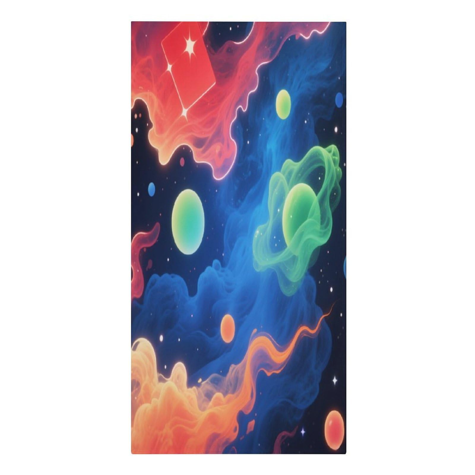 Fekiloot Men's Style Neon Fluid Geometry Large Beach Towel, Travel Towel For Adults Wo, Pool Towels For Beach, Camping, Swim Pool, Gym, Sports& Yoga 61.4"X30.3"
