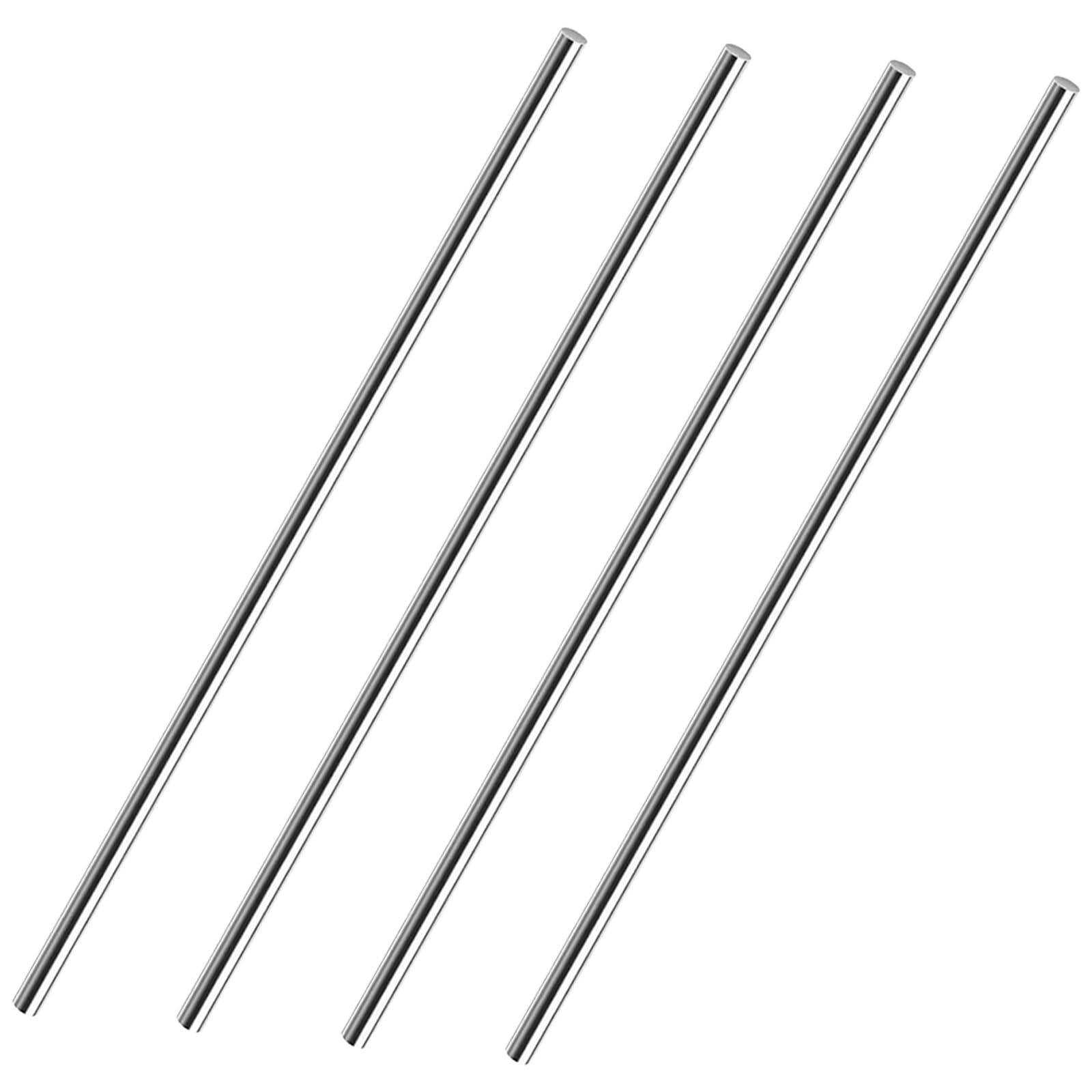 Varillas de Acero Inoxidable 5 mm x 300 mm, Barra Metálica Redonda para Manualidades DIY