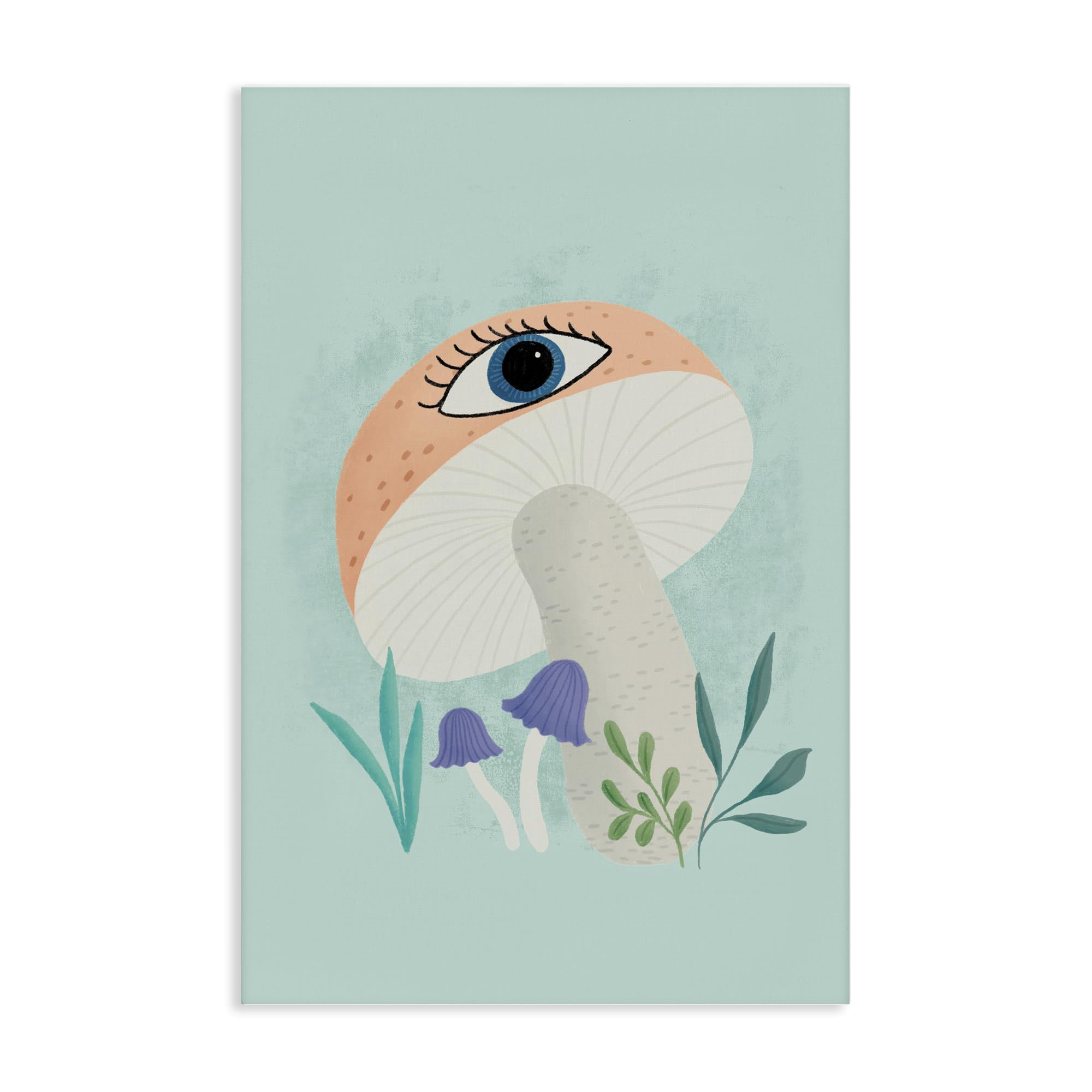 'Mushroom with Mystical Eye'| Canvas Art