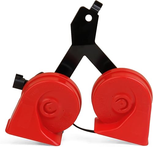 MITZONE Conjunto de bocina F150 con soporte de repuesto para Ford F-150 2009-2014 Reemplazar # 9L3Z-13832-A