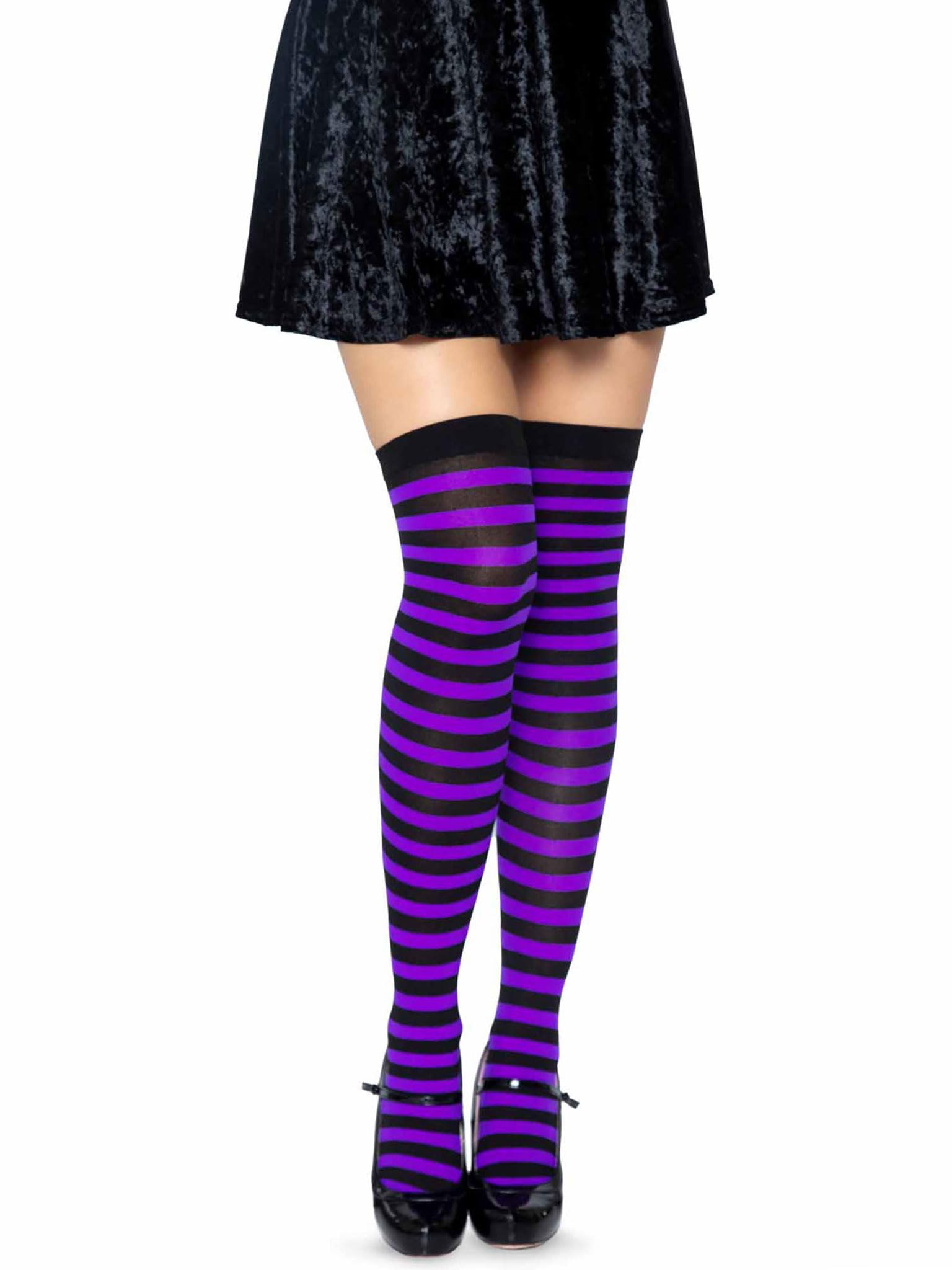 Leg Avenue Women Nylon striped stockings