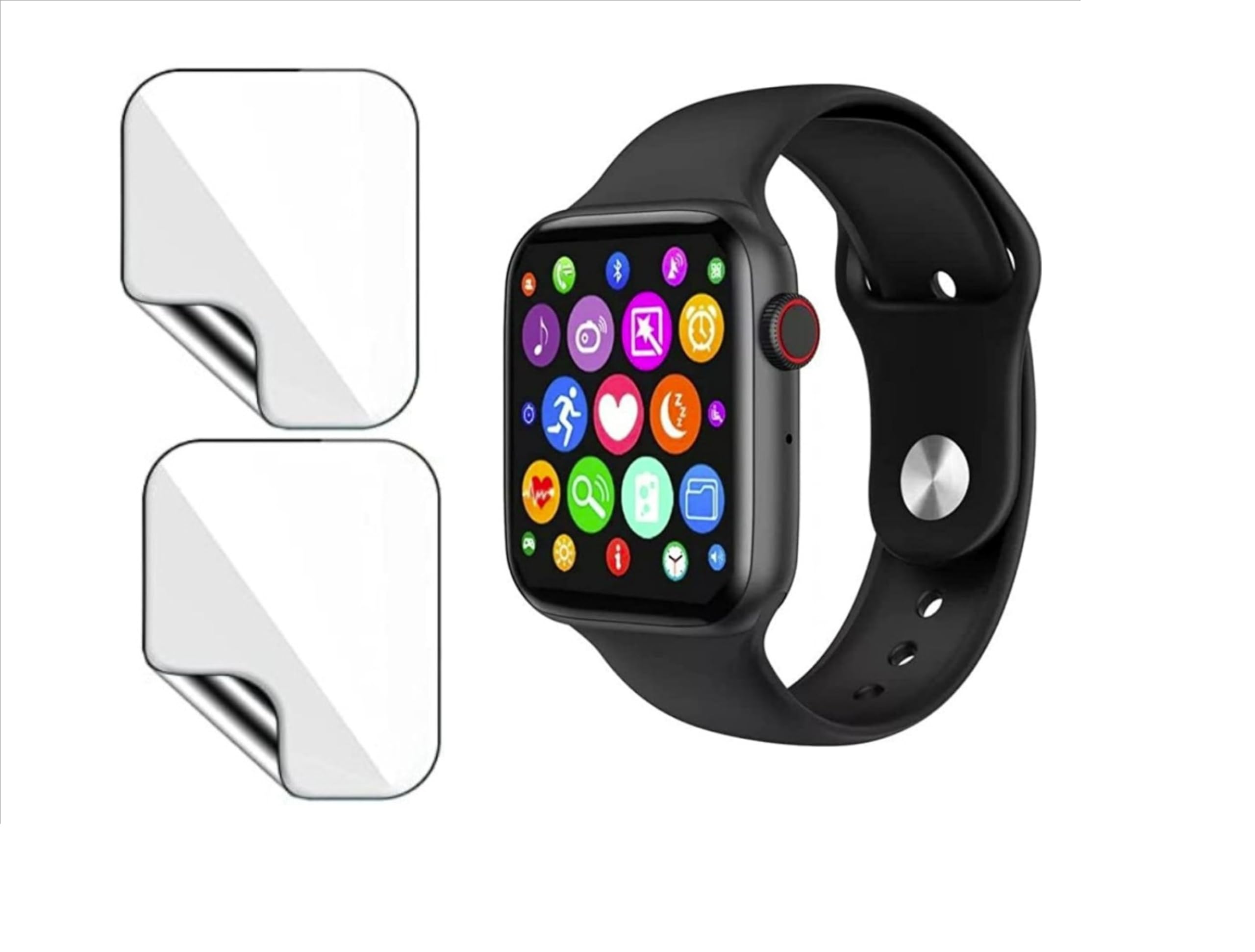 iTips Screen Protection for iTech T55 Fitpro Bluetooth Smart watch, size 1.65 inch, Full Screen Coverage with Advanced Protection From (Pack of 2 Glass)