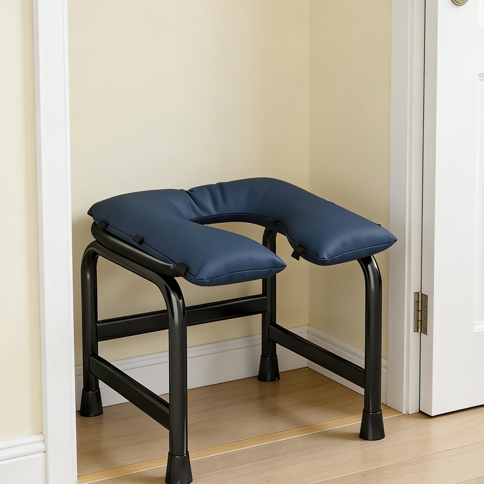 Rialzo per sedile WC, copriwater impermeabile con cuscino per la sicurezza in bagno, ausilio lavabile per il post-operatorio e per gli anziani, facile installazione.