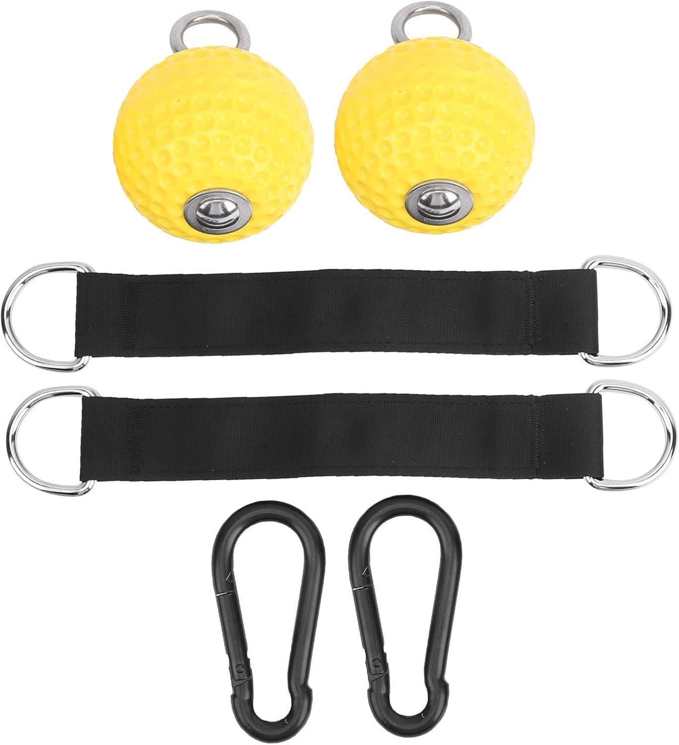 Pull up Ball Grip, Rock Climbing Grip with Strap Pull up Handles Hooks Non Slip Hand Hold Strength Trainer Exerciser Rock Climbing Accessories and Training Equipment for Bouldering Fitness and Workout