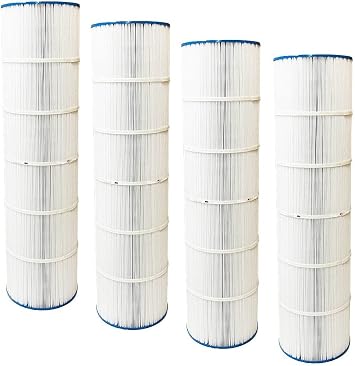 DPM Cartridge Replacement Set for Jandy CV460 CL460 Cartridge Pool Filters 4 Pack Pleated Element Made in USA | Replaces C-7468 FC-0810 PJAN115 R0554600 FC-6410 460 Sq Ft 27" Height CL460 CV460