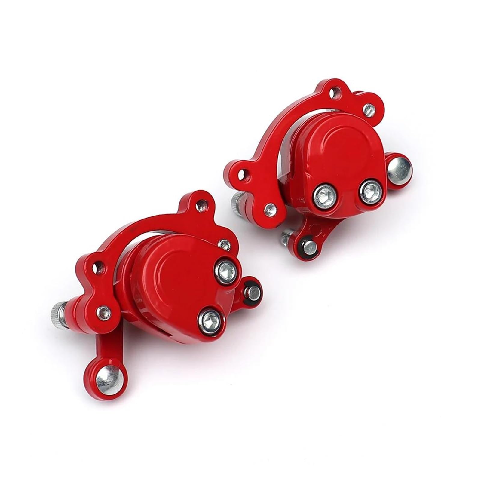 Caliper go kart brake caliper For 2 stroke 47cc 49cc pocket bike pit MI&NI moto bike atv quad engine gas scooter parts Rear/Front brake caliper accessories(Red)