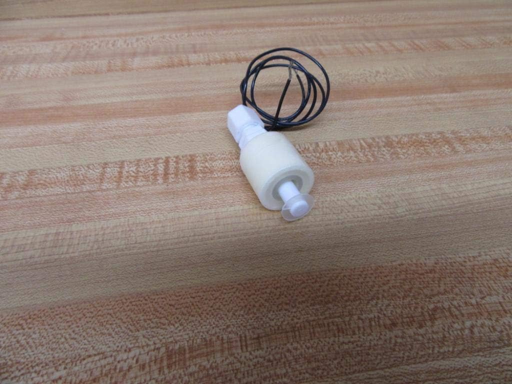 Top-down view of the Nohken OLV-2P sensor, showing the float and coiled wires.