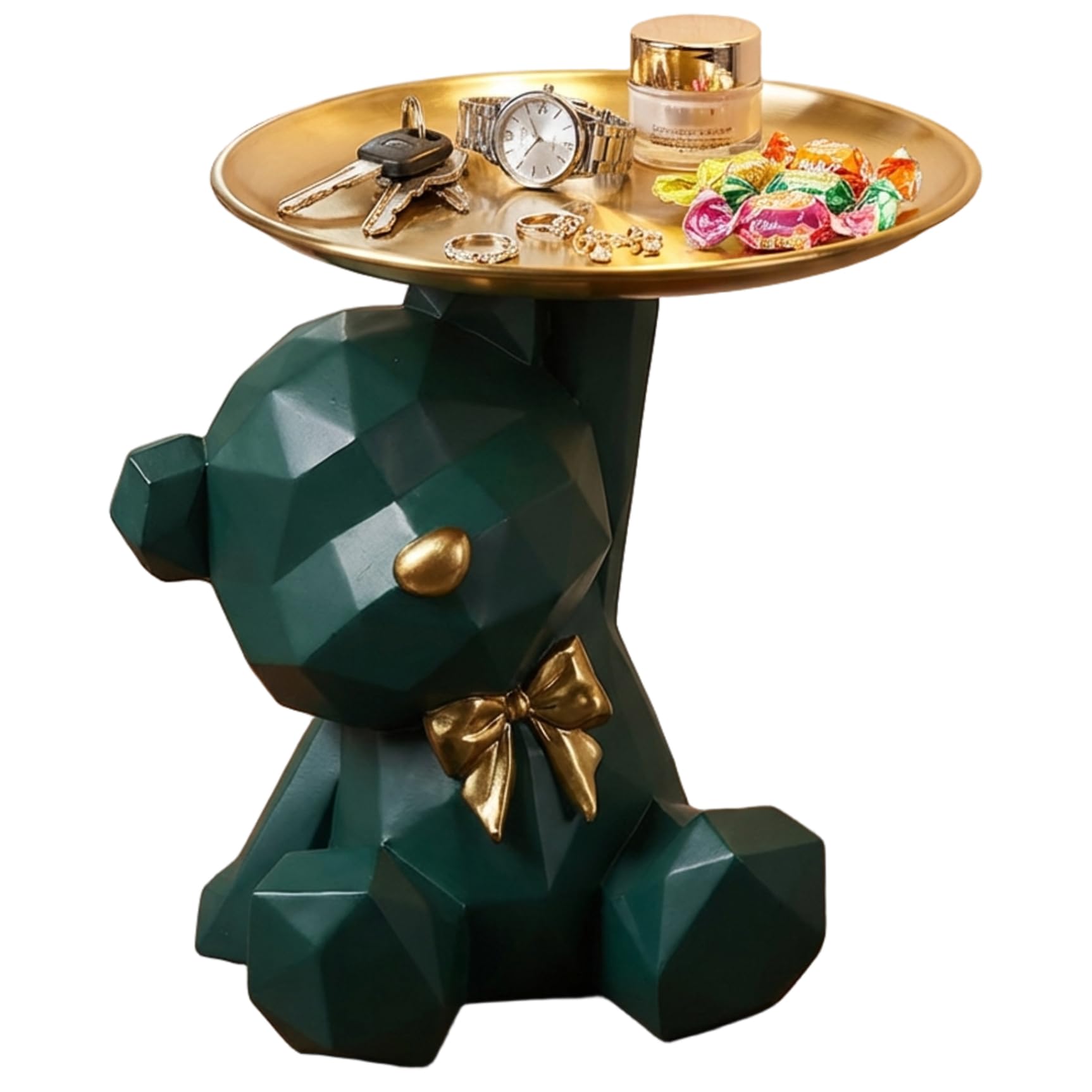 Fourre-tout décoratif pour l'entrée et organisateur de bijoux ours