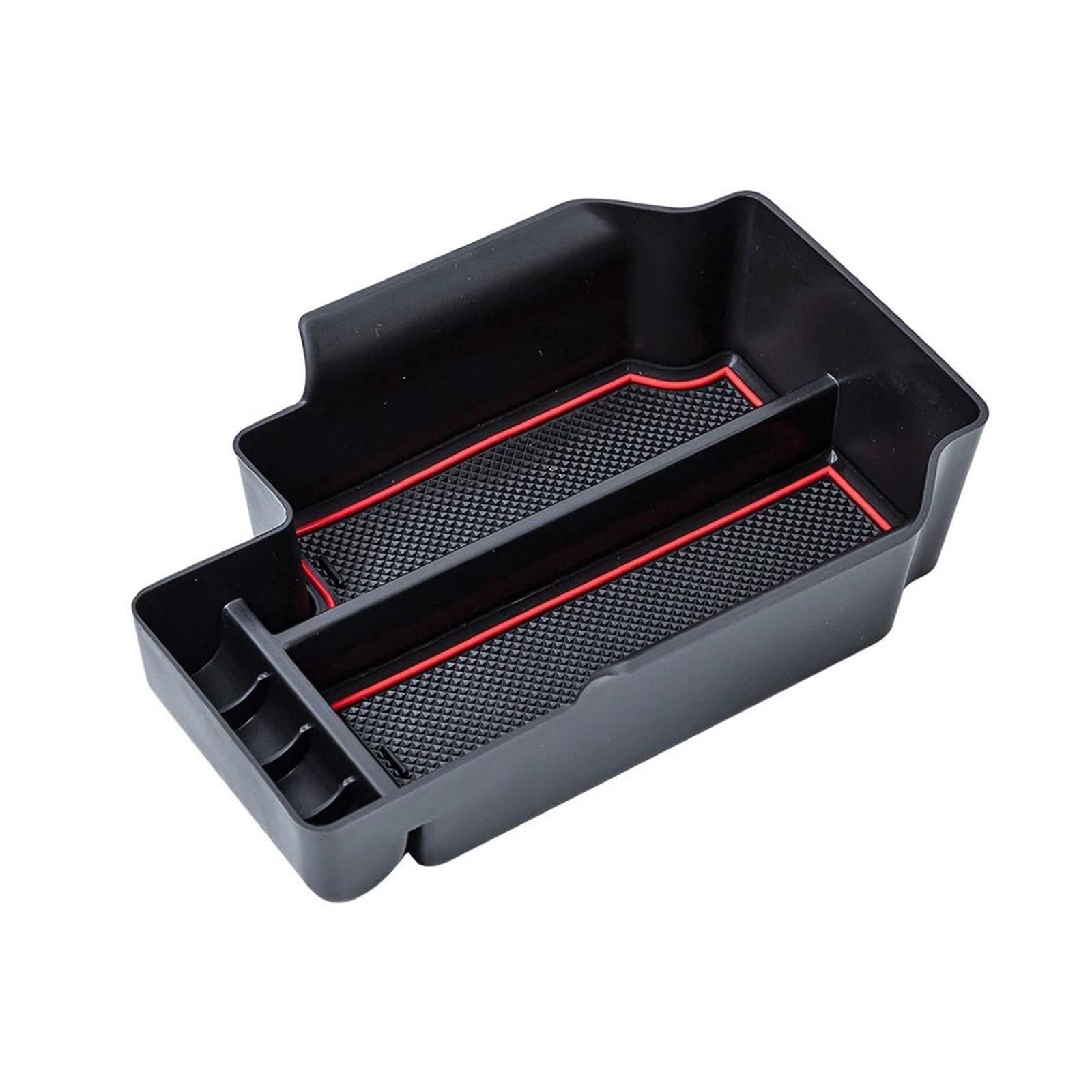 REQIANOZ For Chevy For Colorado For GMC For Canyon 2015-2022 Center Console Organizer Armrest Storage Box Car Accessory(Red)