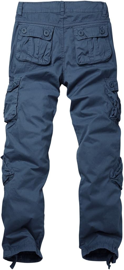 Match Women's Classic Straight Leg Multi Pocket Cargo Pants