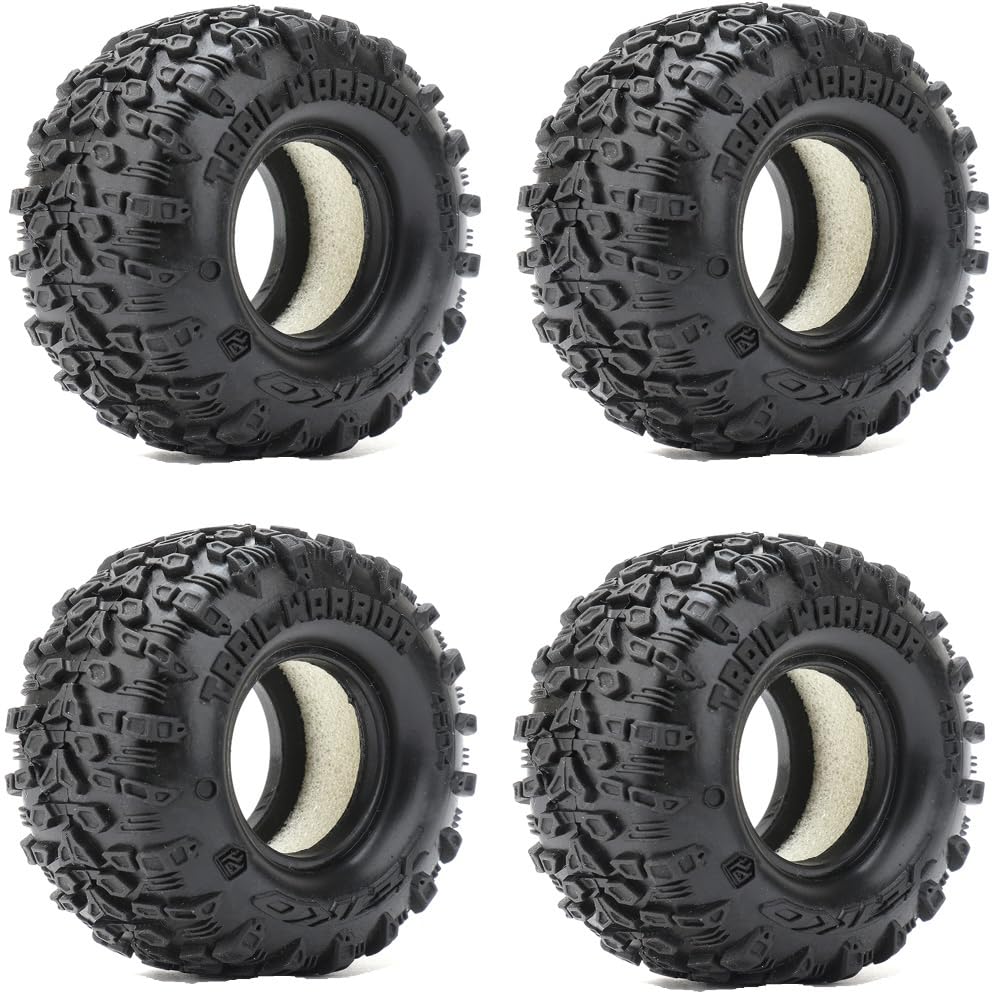 Powerhobby 1.0” Micro Rock Crawler Tires (4) for Traxxas TRX-4M (Trail Warrior)