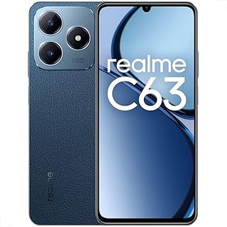 Realme C63-128GB - 6GB Ram - Câmera 50MP - Bateria 5000mAh - Tela de 6,74'' - Azul