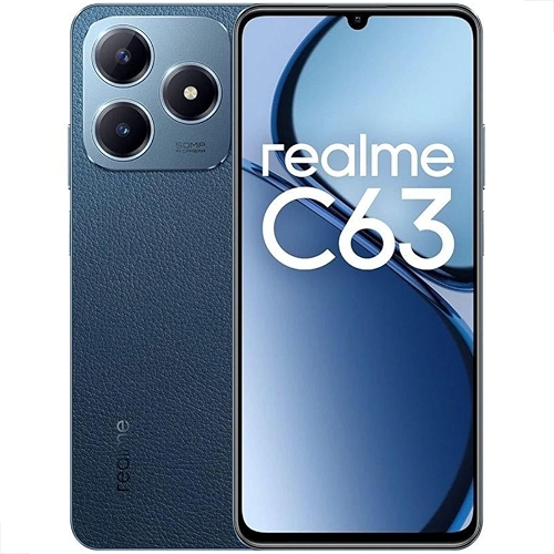 Realme C63-128GB - 6GB Ram - Câmera 50MP - Bateria 5000mAh - Tela de 6,74'' - Azul