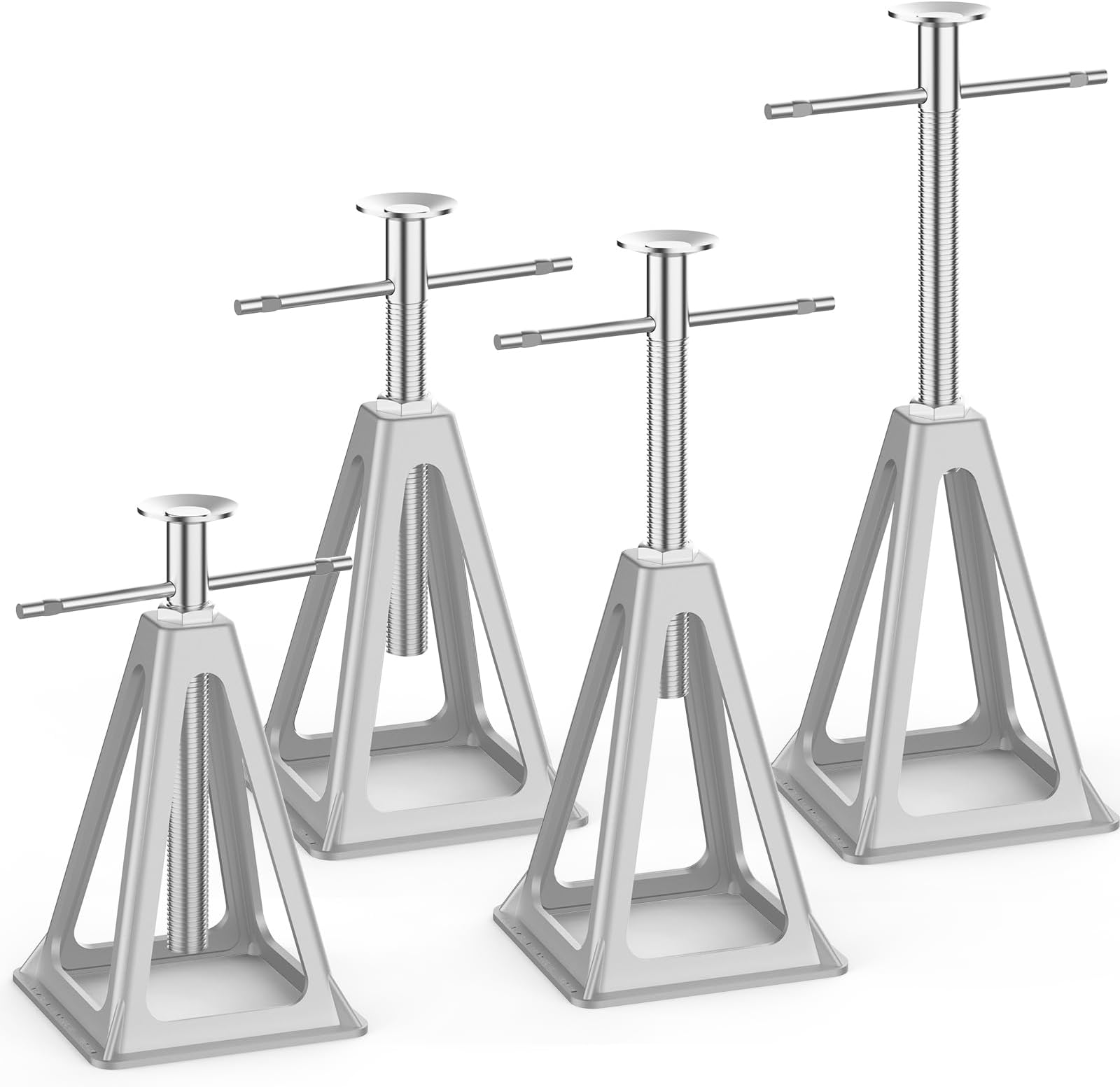 RVMATE Stack Jack 4 Pack - Aluminum RV Stabilizer Jacks, Adjustable 11" To 17", For Campers & Trailers - View #5