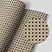UniGoos Rattan Peel and Stick Wallpaper Retro Wood Removable Wall Paper Vintage Self Adhesive Contact Paper for Cabinet Shelf Liner Bedroom DIY Decor 17.7