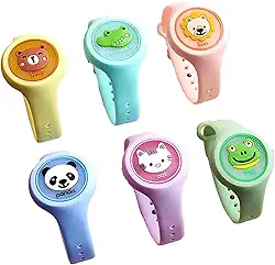 Pulseira Repelente Infantil Anti Mosquito LED – Proteção Natural em Silicone, Ajustável e Não Tóxica
