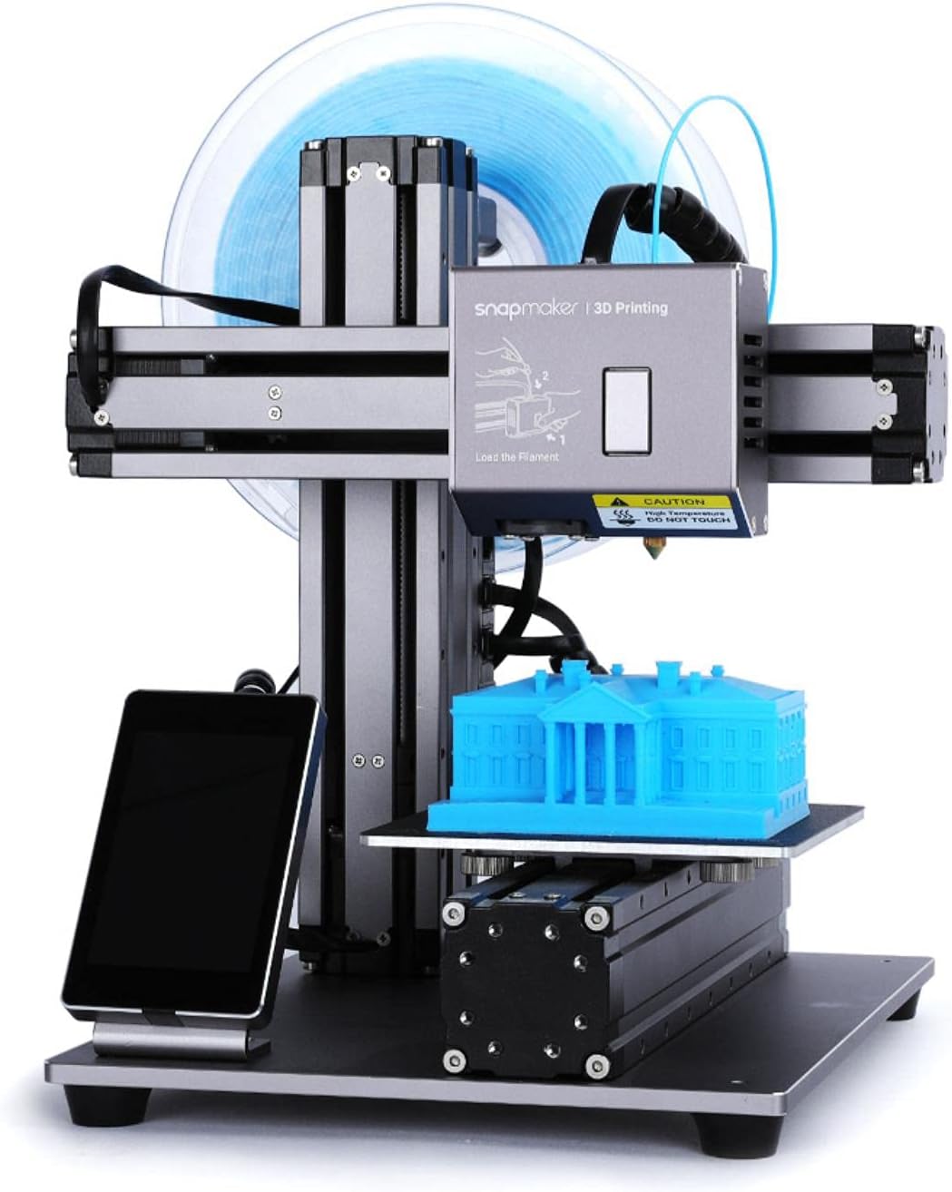 3IDEA Snapmaker 3-in-1 3D Printer (3D Printing/CNC Carving/Laser Engraving),All Metal,Entry-Level Digital Tool,Easy to Use Software,Free PLA Filament,Upgraded Version,Printing Volume (4.9”x4.9”x4.9”)