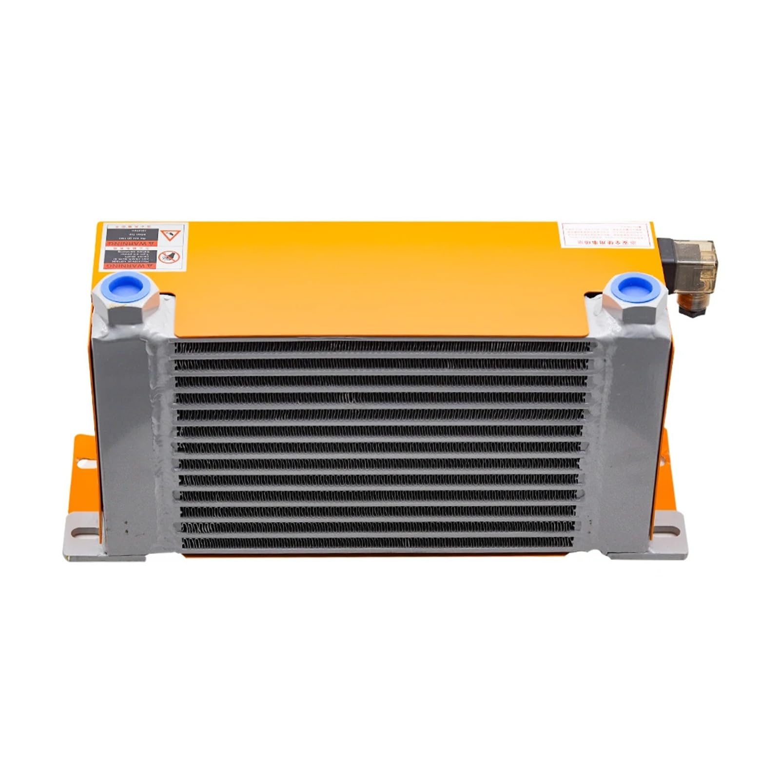 Doppi ventilatori AH0608TL-CA Radiatore olio idraulico 60L/MIN for macchina CNC Scambiatore di calore ad aria con piastra in alluminio Operazione stabile