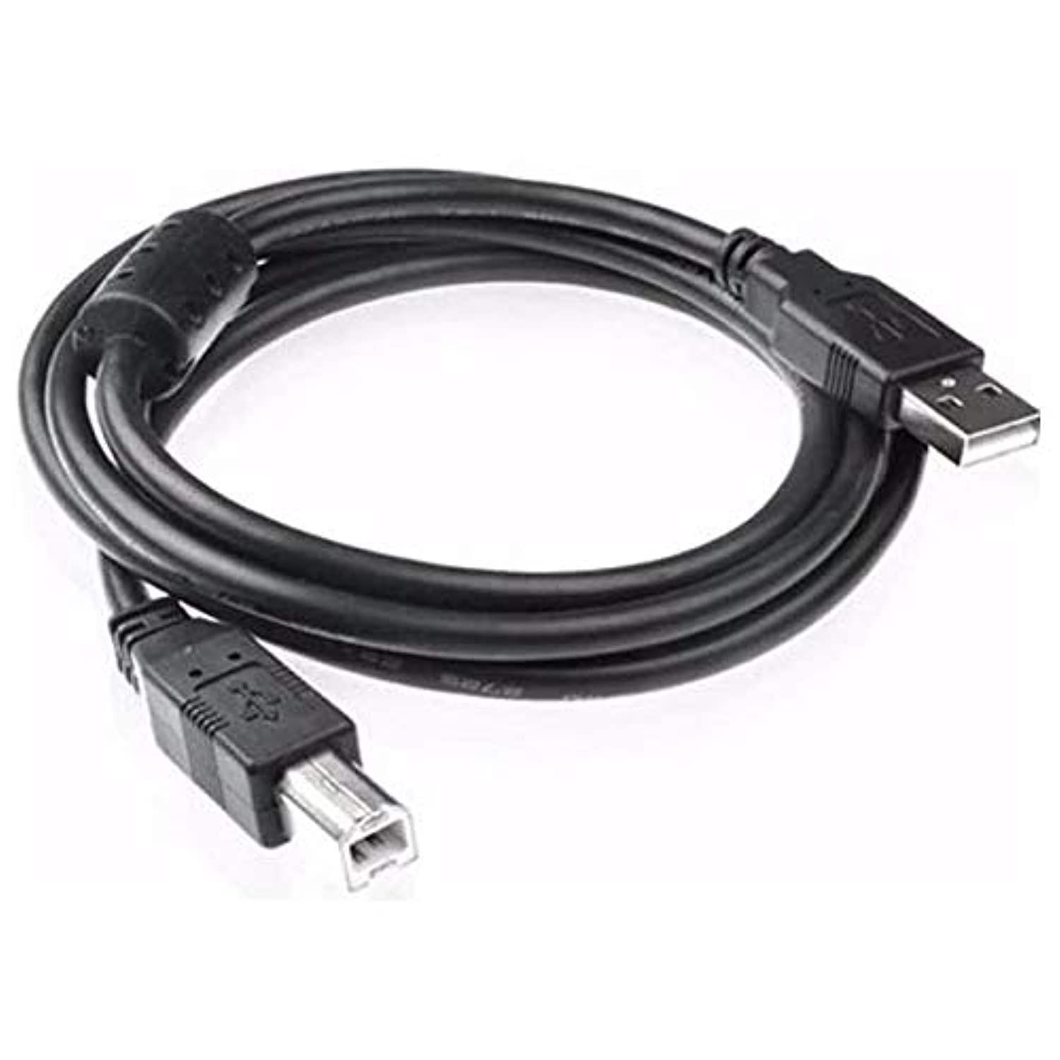 round Edatalife USb 2.0 Printer Cable 3 M, Male To Male Data Transmission Cable, Compatible With Printers- Dl - Printer
