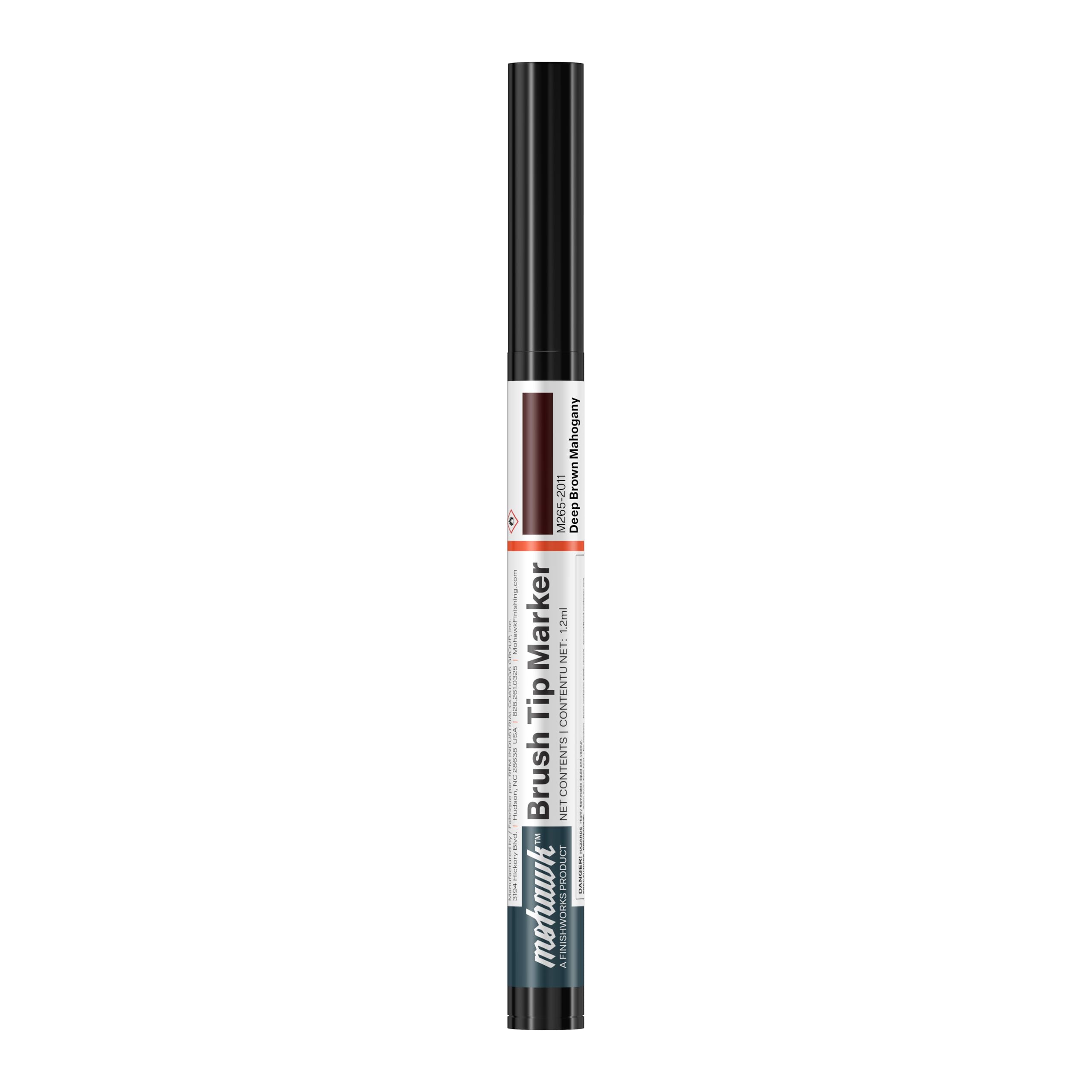 Mohawk Brush Tip Graining Marker - Deep Brown Mahogany