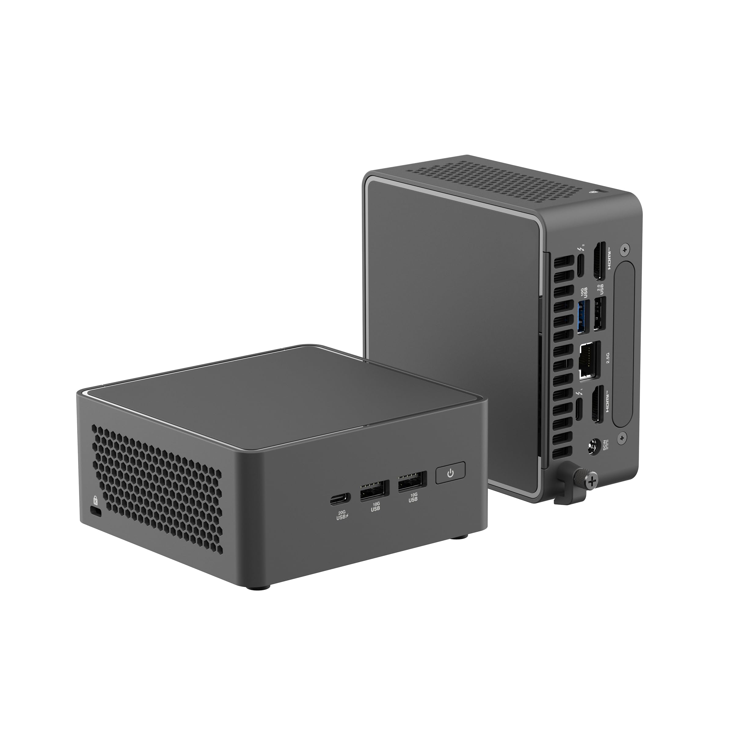 WEELIAO NUC 15 Pro Mini-PC (NUC15CRHU5) - Intel Core Ultra5 225H, bis zu 96 GB DDR5, Intel Arc Graphics, Wi-Fi 7, PCIe SSD - Kompakter AI-Desktop-Computer (16 GB RAM, 1 TB SSD)