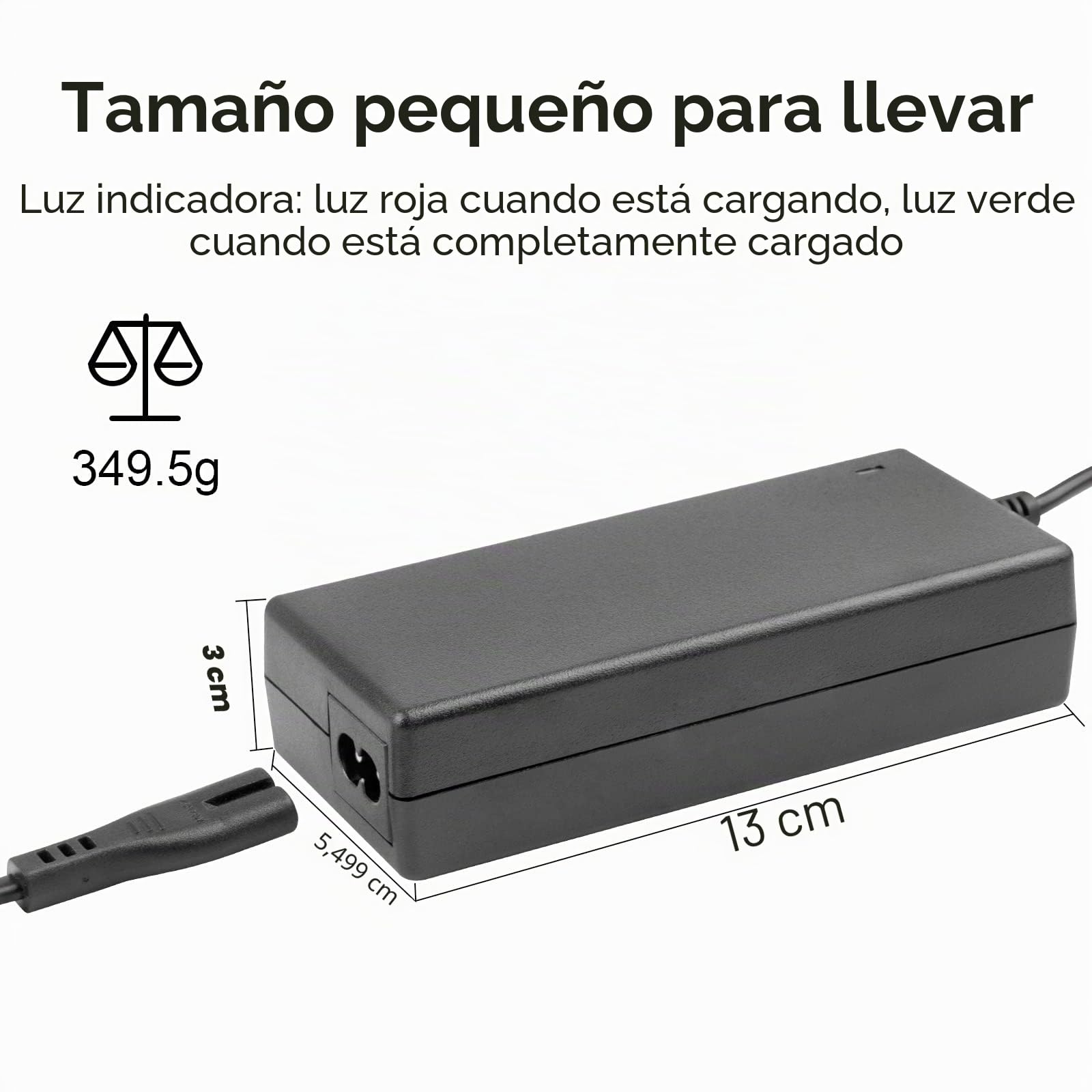 LabTEC 42V 2A Fast Charger 5.5mm 2.1mm for Electric Bike Battery 36V Power Supply Compatible Gotrax GXL G2 V2 S2 Apex Cityscape GKS D1