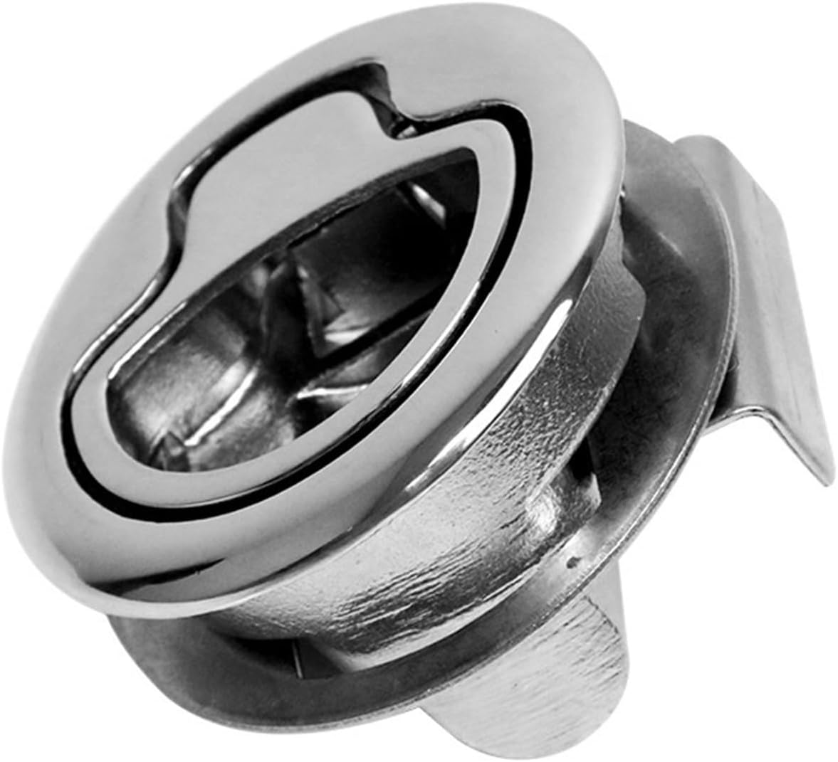 Marine Hardware 316 Stainless Steel Turning Lock Flush Pull Locker Hatch Latch 62mm 1Pcs