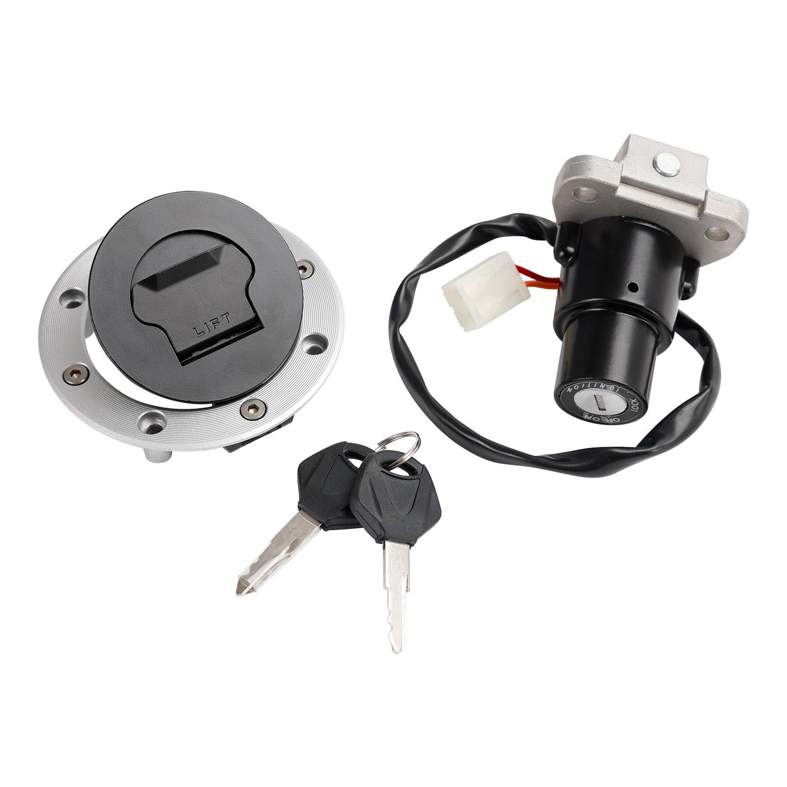 Artudatech Fuel Gas Cap Ignition Switch Lock Set Fit for Hyosung GT250R GD250R GT650R GT650S