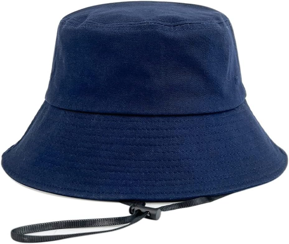 Big Around The Fisherman's Cap Men Brim Sunscreen Sun Hat Light Plate Monochrome Travel Basin