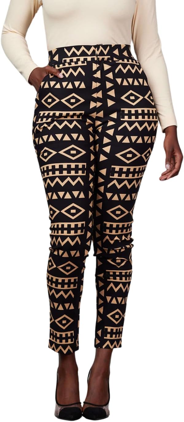 D'IYANU | African Blazer or Pants Suit for Women – Elegant African Attire – Stretch Jacket or Pants – Regular & Plus Sizes