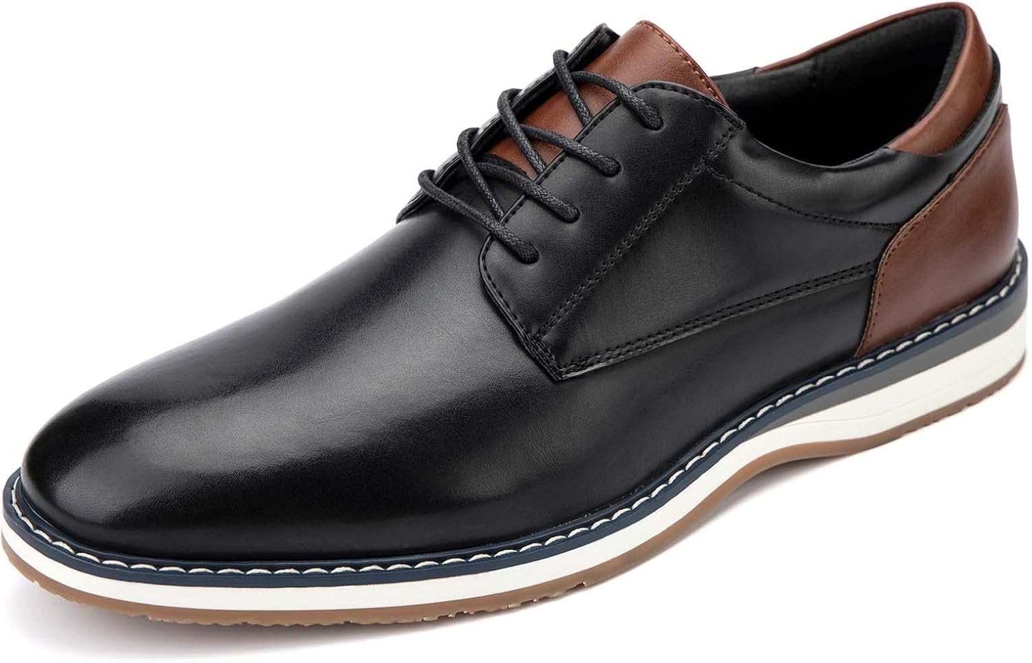 Meijiana Men's Oxfords Casual Dress Shoes Leather Lace Up Shoes for Men Business Oxford Shoes